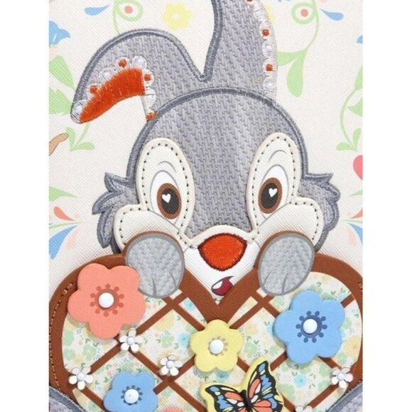 Danielle Nicole Disney Thumper Loves Miss Bunny Backpack Bambi Embroidered NWT main image 5